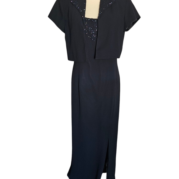J. R. Nites Evening Dress with Jacket 12 - Picture 9 of 12